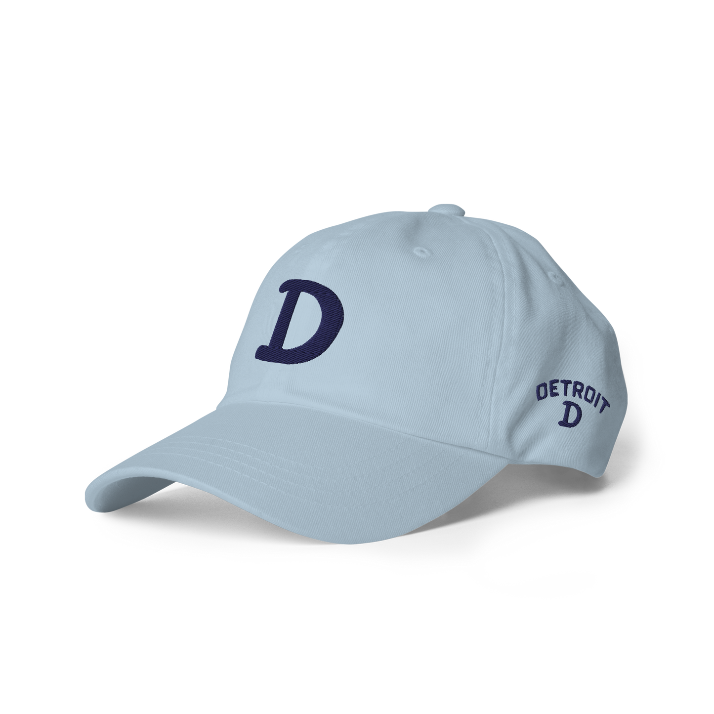 Detroit 'Old French D' Dad Hat (w/ Side Design)