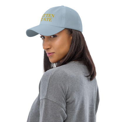 Michigan 'Mitten State' Dad Hat (Didone Font) | Gold Embroidery