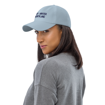 Michigan 'Water Winter Wonderland' Dad Hat (Licence Plate Font)