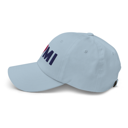 Michigan 'I ❤️ MI' Dad Hat (Rounded Swiss Font)