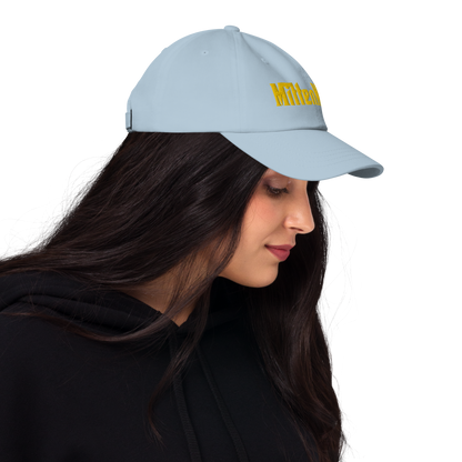 Michigan 'MittenMafia' Dad Hat (Gangster Font) | Gold Embroidery