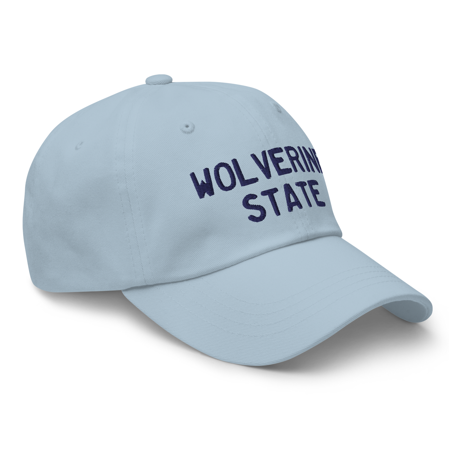 Michigan 'Wolverine State' Dad Hat (Licence Plate Font)