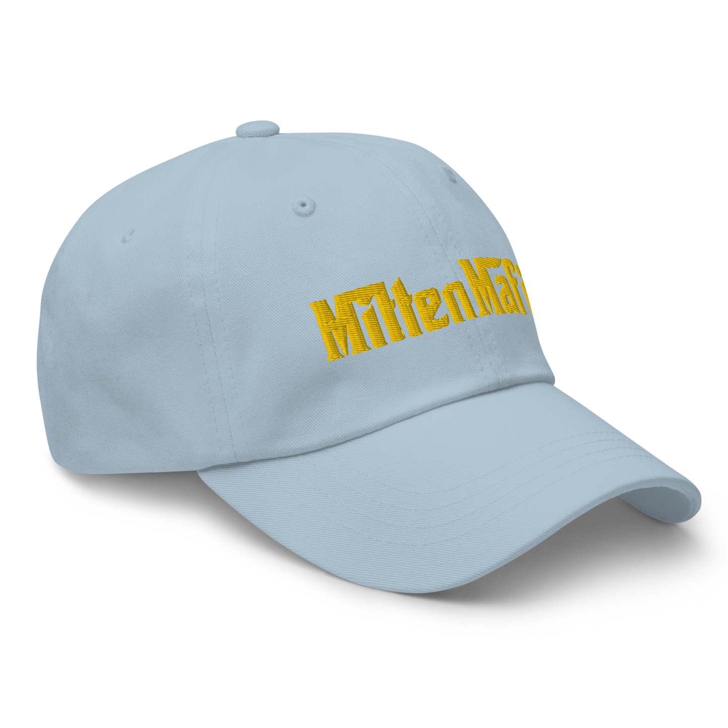 Michigan 'MittenMafia' Dad Hat (Gangster Font) | Gold Embroidery