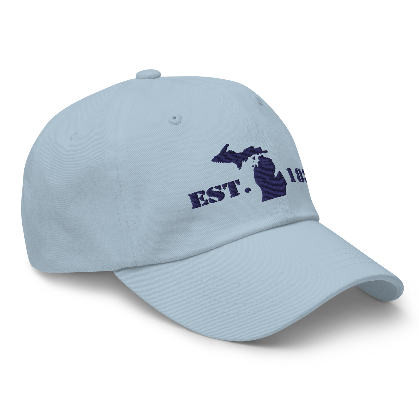 Michigan 'EST 1837' Dad Hat (Army Font)