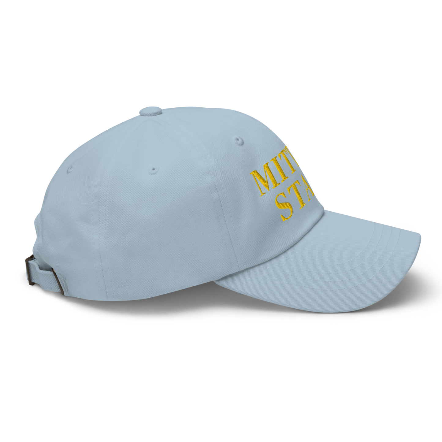 Michigan 'Mitten State' Dad Hat (Didone Font) | Gold Embroidery