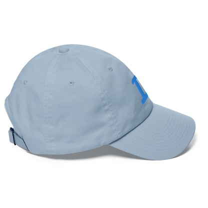 Detroit 'Old French D' Dad Hat (w/ Side Design) | Azure Embroidery