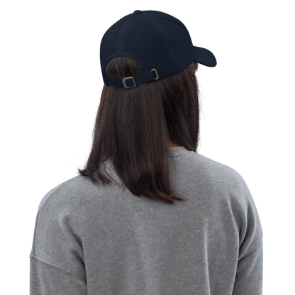 Michigan 'MI' Dad Hat (1940s Baseball Font)