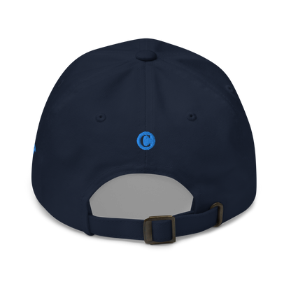 Detroit 'Old French D' Dad Hat (w/ Side Design) | Azure Embroidery