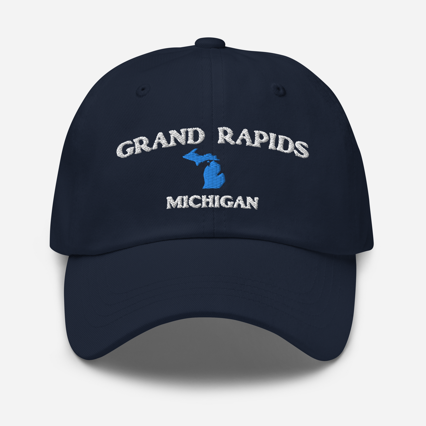 'Grand Rapids Michigan' Dad Hat (w/ Michigan Outline)