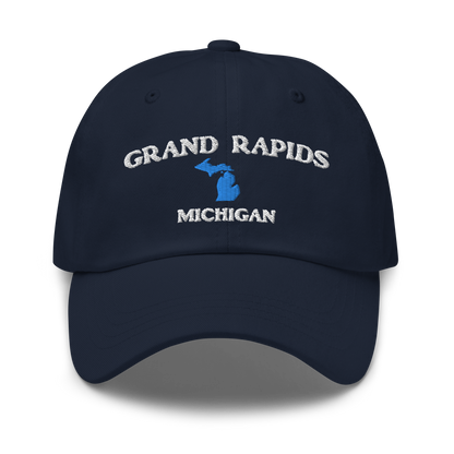 'Grand Rapids Michigan' Dad Hat (w/ Michigan Outline)