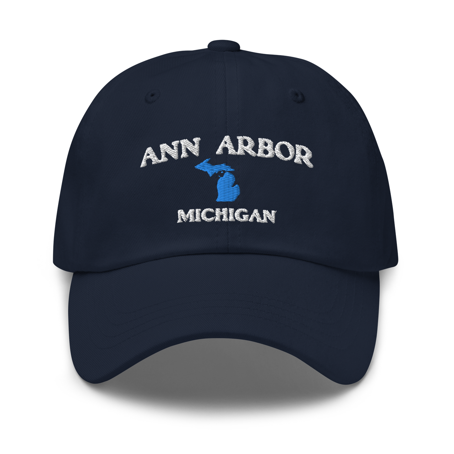 'Ann Arbor Michigan' Dad Hat (w/ Michigan Outline)