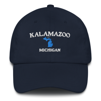 'Kalamazoo Michigan' Dad Hat (w/ Michigan Outline)