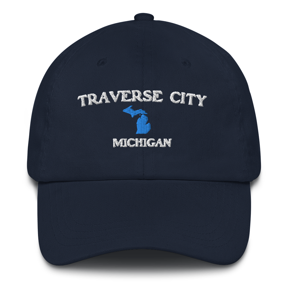 'Traverse City Michigan' Dad Hat (w/ Michigan Outline)