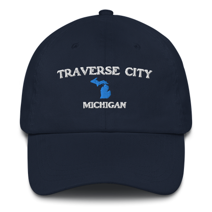 'Traverse City Michigan' Dad Hat (w/ Michigan Outline)