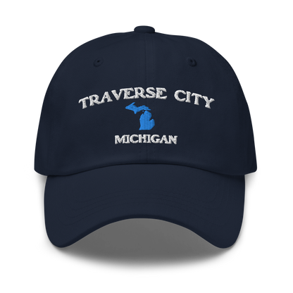 'Traverse City Michigan' Dad Hat (w/ Michigan Outline)