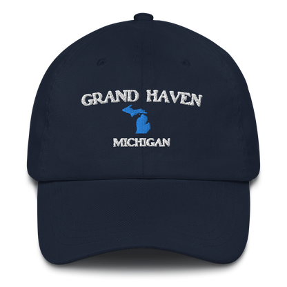 'Grand Haven Michigan' Dad Hat (w/ Michigan Outline)