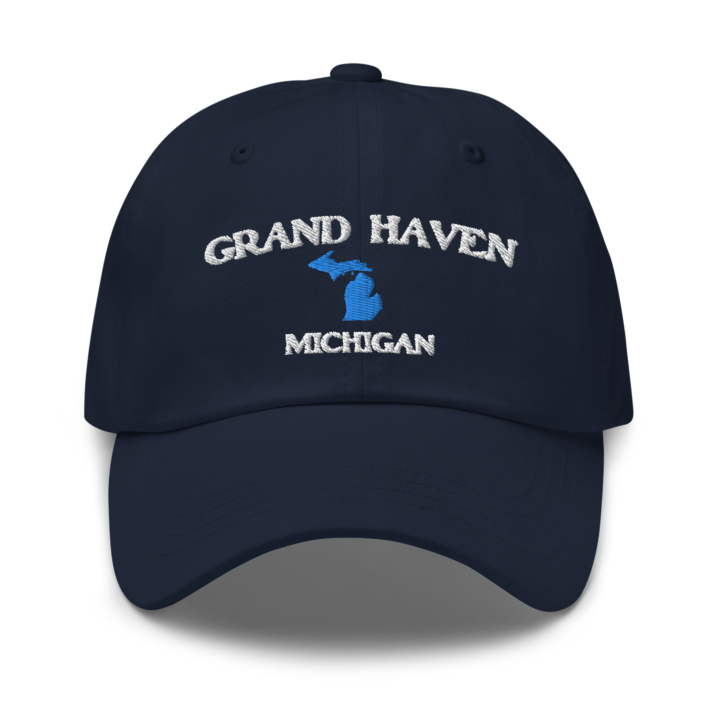 'Grand Haven Michigan' Dad Hat (w/ Michigan Outline)