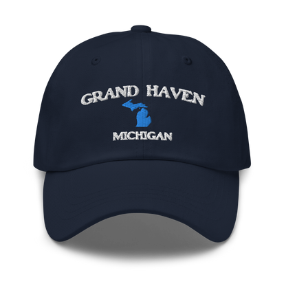 'Grand Haven Michigan' Dad Hat (w/ Michigan Outline)