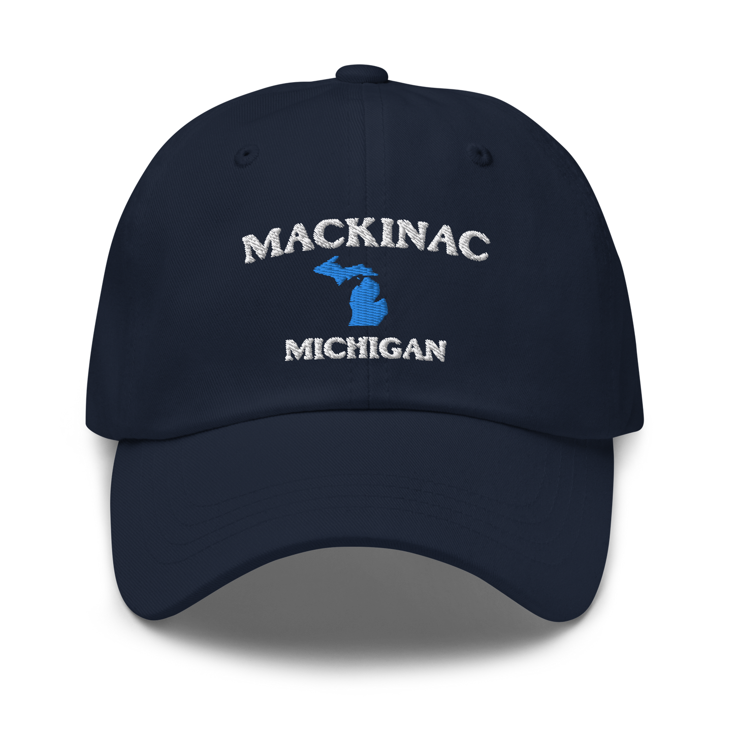 'Mackinac Michigan' Dad Hat (w/ Michigan Outline)