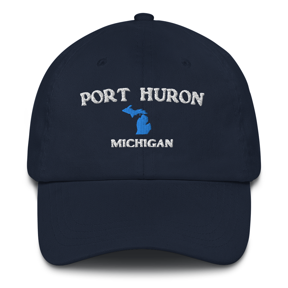 'Port Huron Michigan' Dad Hat (w/ Michigan Outline)