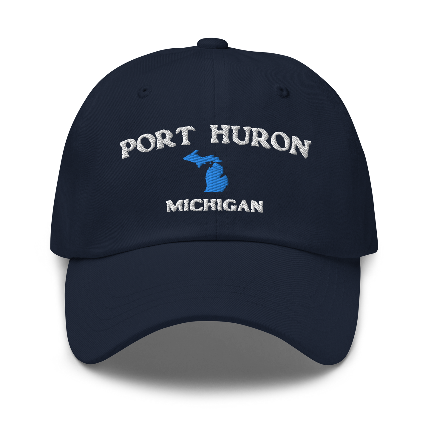 'Port Huron Michigan' Dad Hat (w/ Michigan Outline)