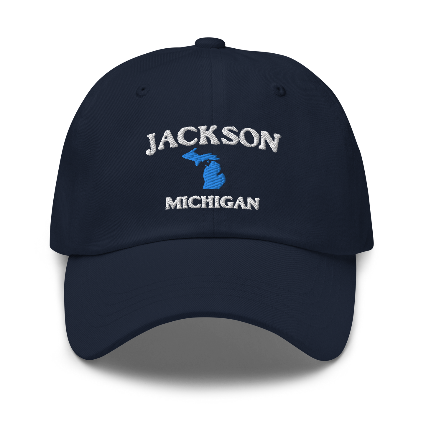 'Jackson Michigan' Dad Hat (w/ Michigan Outline)