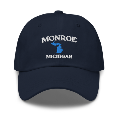 'Monroe Michigan' Dad Hat (w/ Michigan Outline)