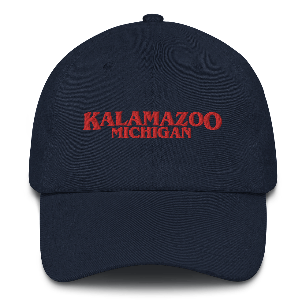 'Kalamazoo Michigan' Dad Hat (1980s Drama Parody)