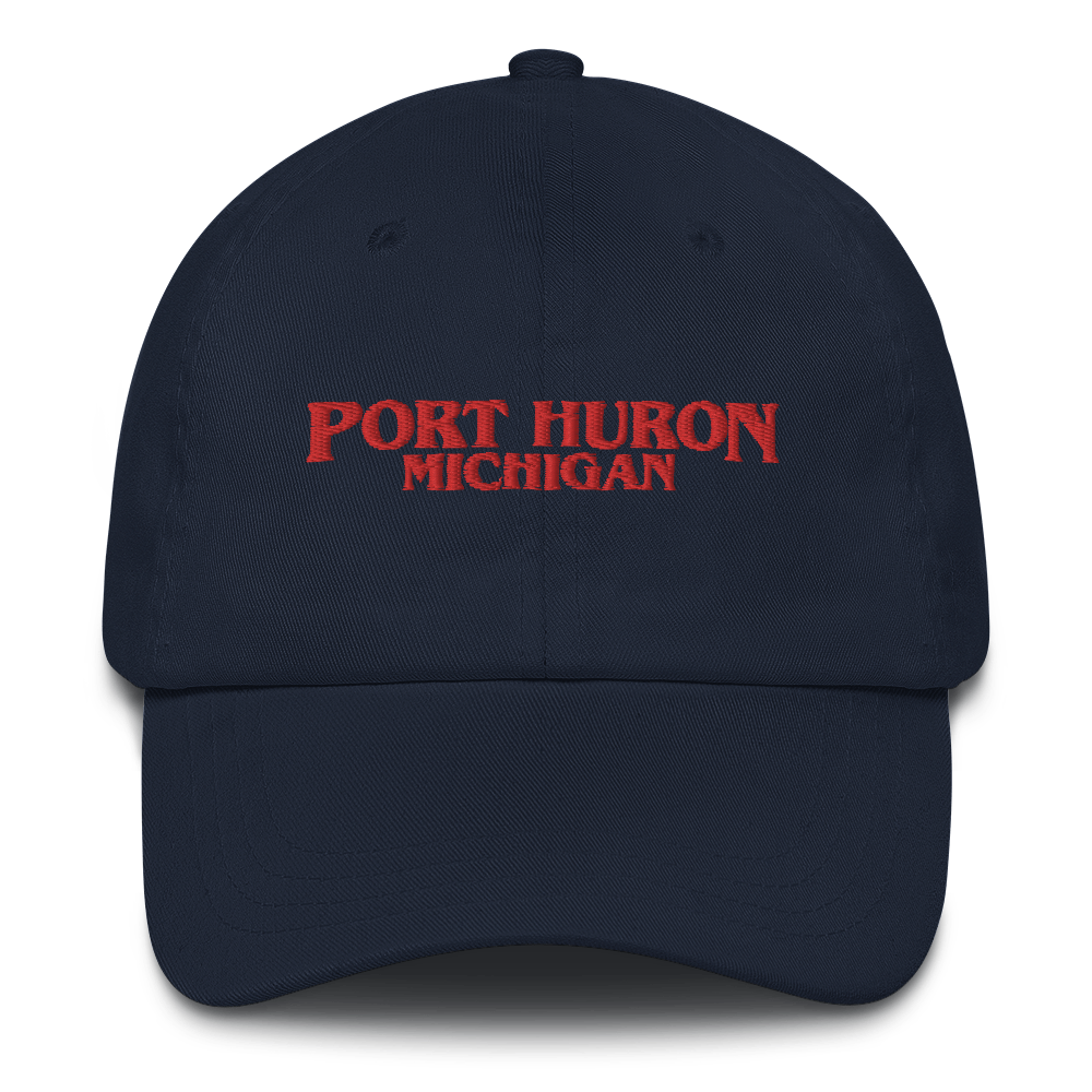 'Port Huron Michigan' Dad Hat (1980s Drama Parody)