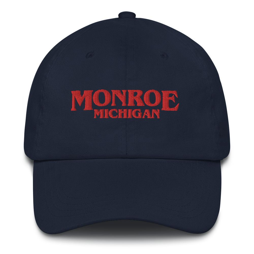 'Monroe Michigan' Dad Hat (1980s Drama Parody)