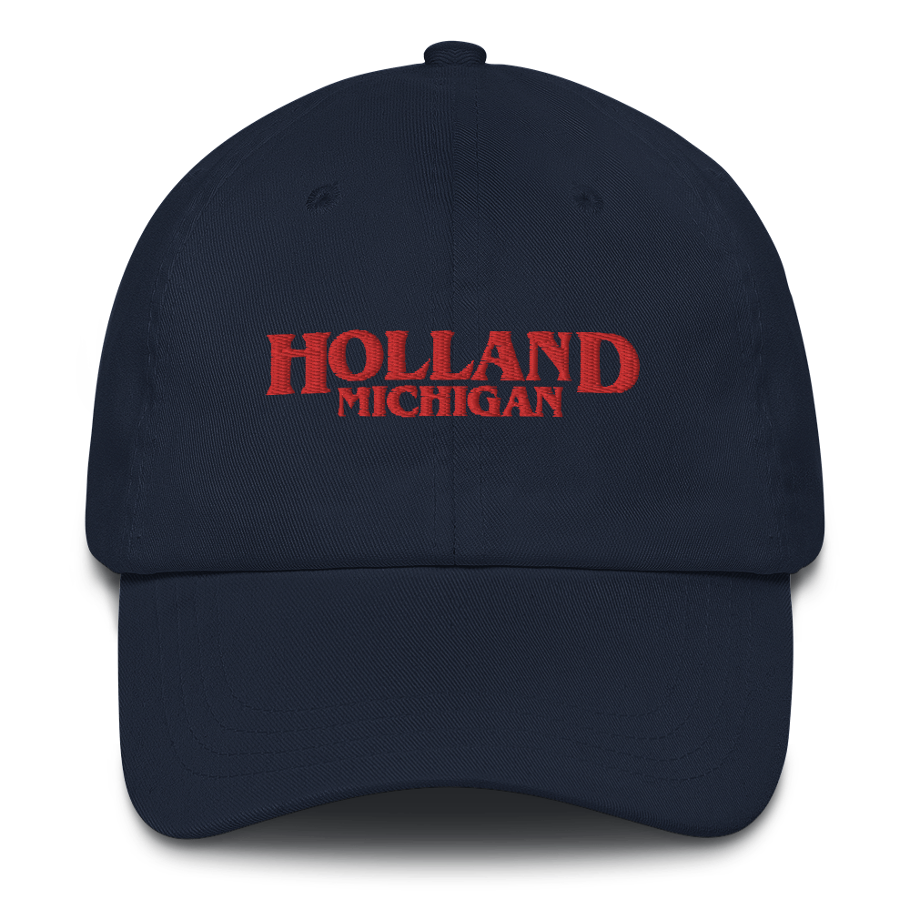 'Holland Michigan' Dad Hat (1980s Drama Parody)