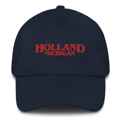 'Holland Michigan' Dad Hat (1980s Drama Parody)