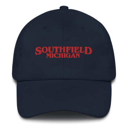 'Southfield Michigan' Dad Hat (1980s Drama Parody)