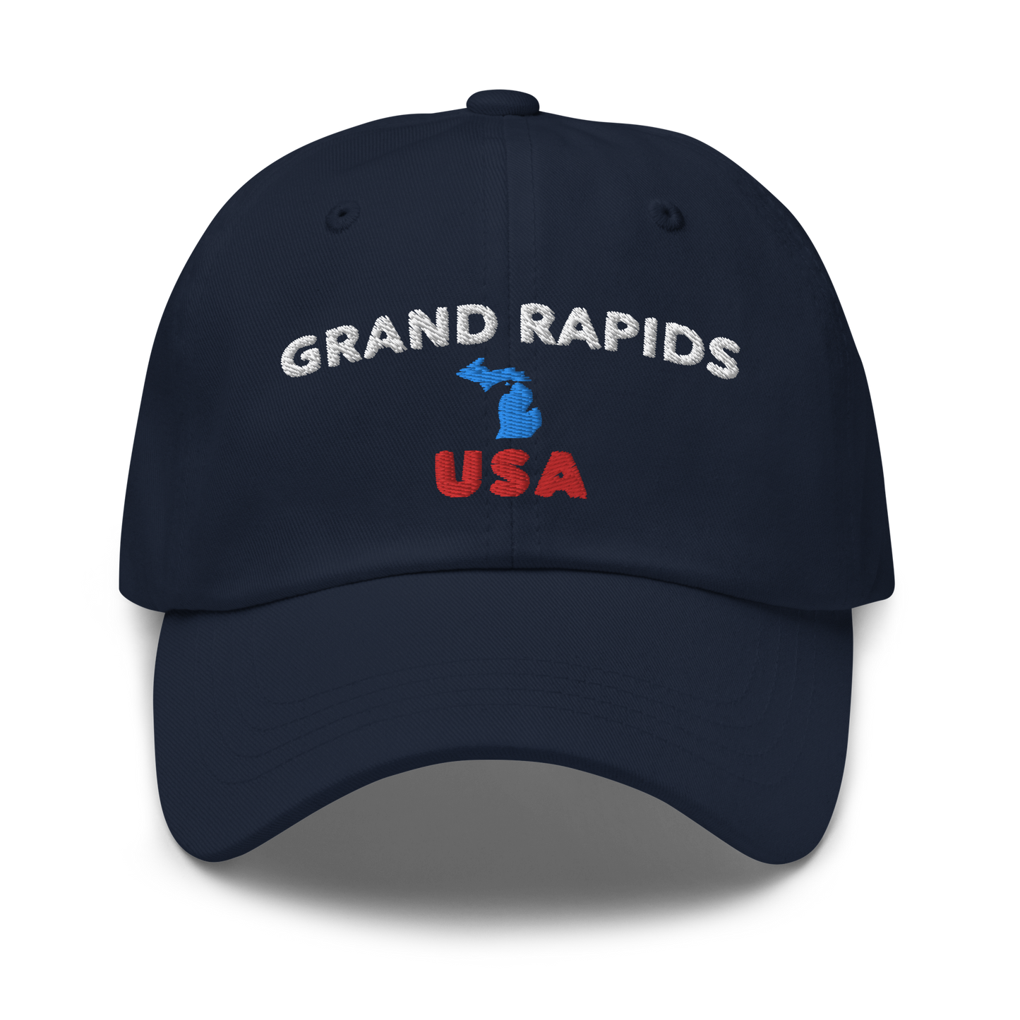 'Grand Rapids USA' Dad Hat (w/ Michigan Outline)