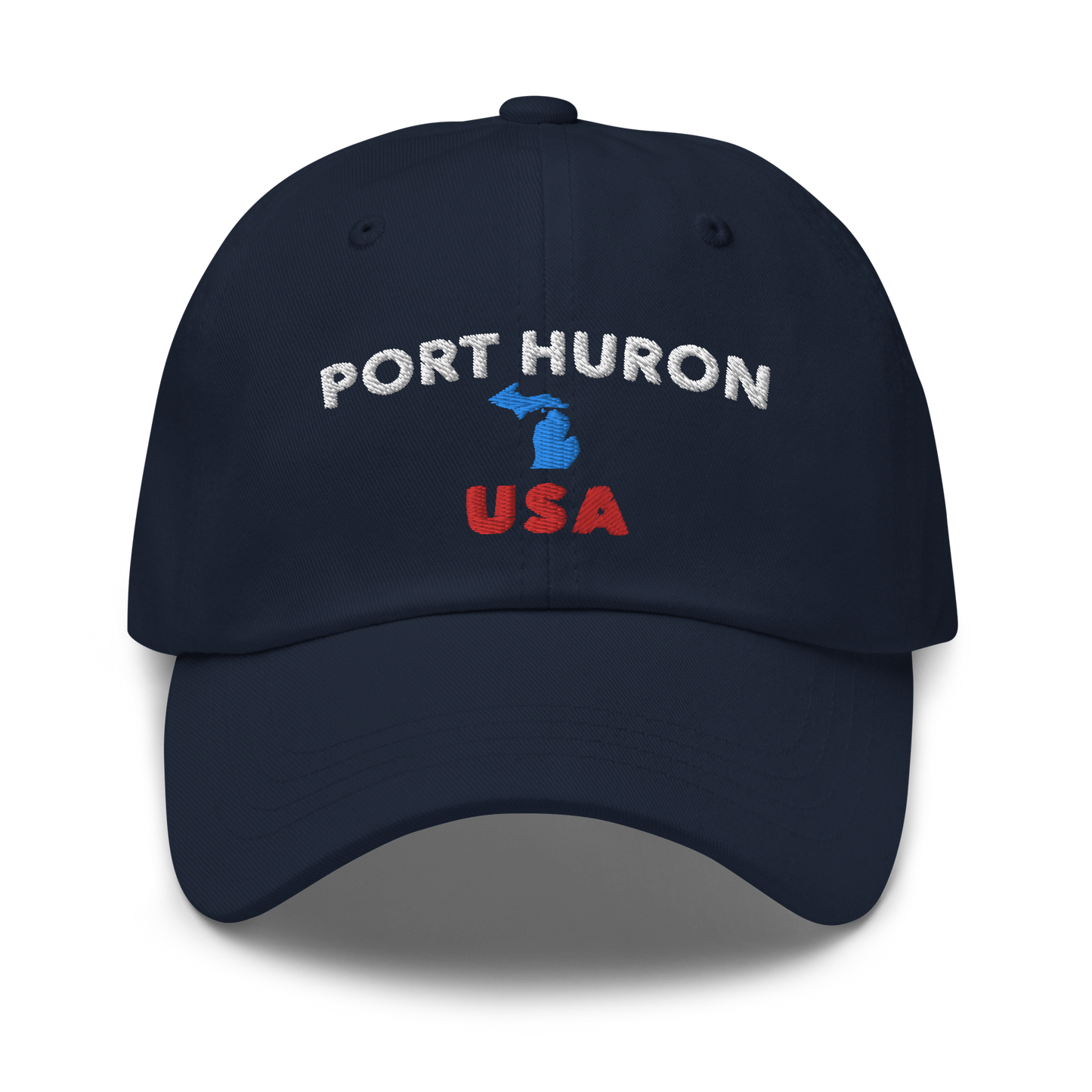 'Port Huron USA' Dad Hat (w/Michigan Outline)