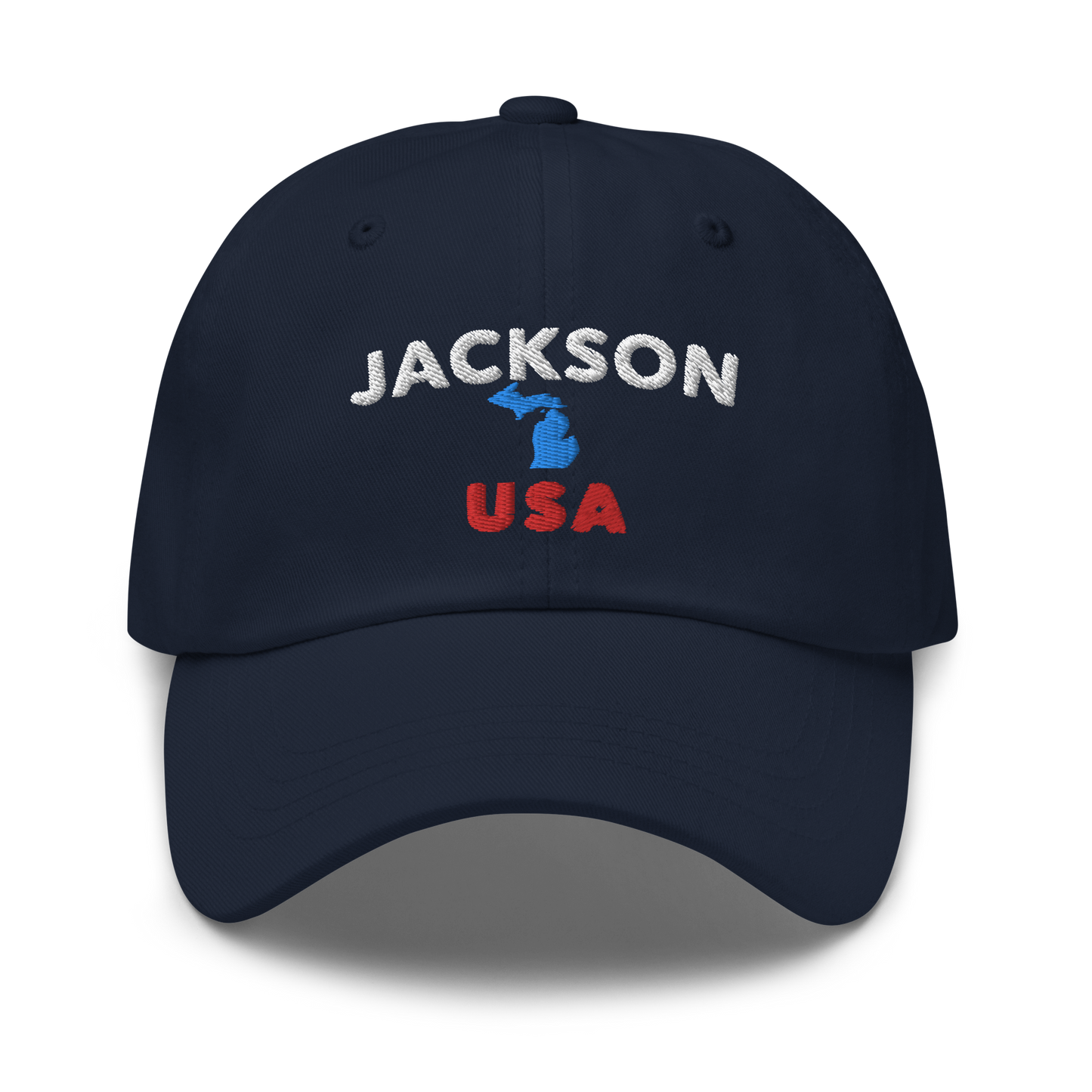 'Jackson USA' Dad Hat (w/ Michigan Outline)