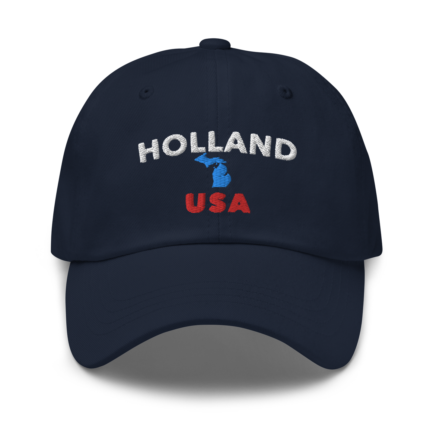 'Holland USA' Dad Hat (w/ Michigan Outline)