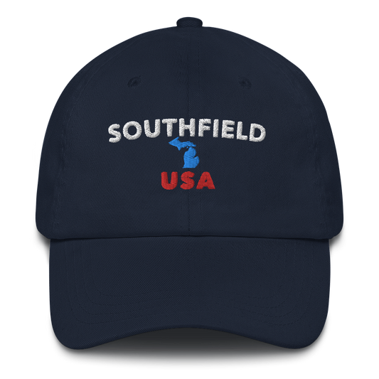 'Southfield USA' Dad Hat (w/ Michigan Outline)