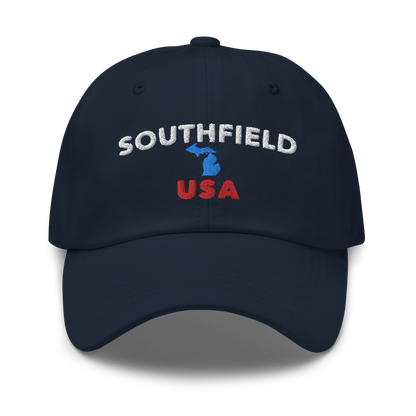 'Southfield USA' Dad Hat (w/ Michigan Outline)