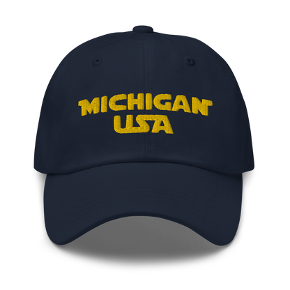 'Michigan USA' Dad Hat (Epic Sci-Fi Parody)