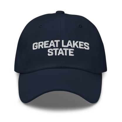 Michigan 'Great Lakes State' Dad Hat (Maritime Font)