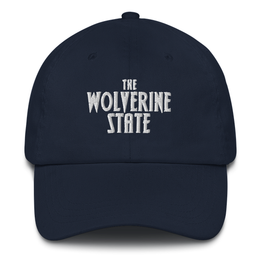 'The Wolverine State' Dad Hat (Vicious Mustelid Font)