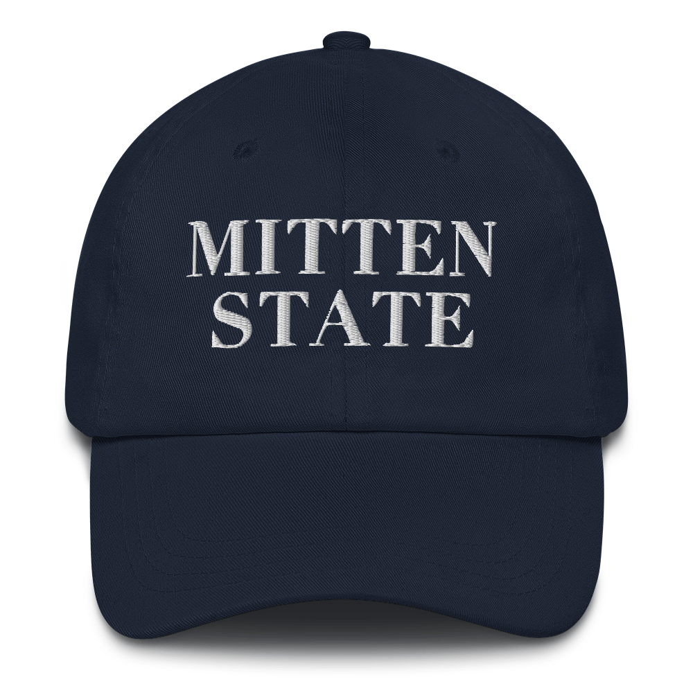 Michigan 'Mitten State' Dad Hat (Didone Font)