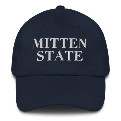 Michigan 'Mitten State' Dad Hat (Didone Font)