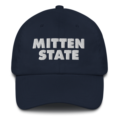 Michigan 'Mitten State' Dad Hat (Geometric Sans Font)