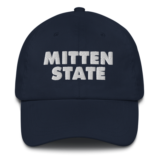 Michigan 'Mitten State' Dad Hat (Geometric Sans Font)