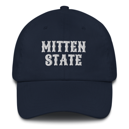 Michigan 'Mitten State' Dad Hat (Western Font)