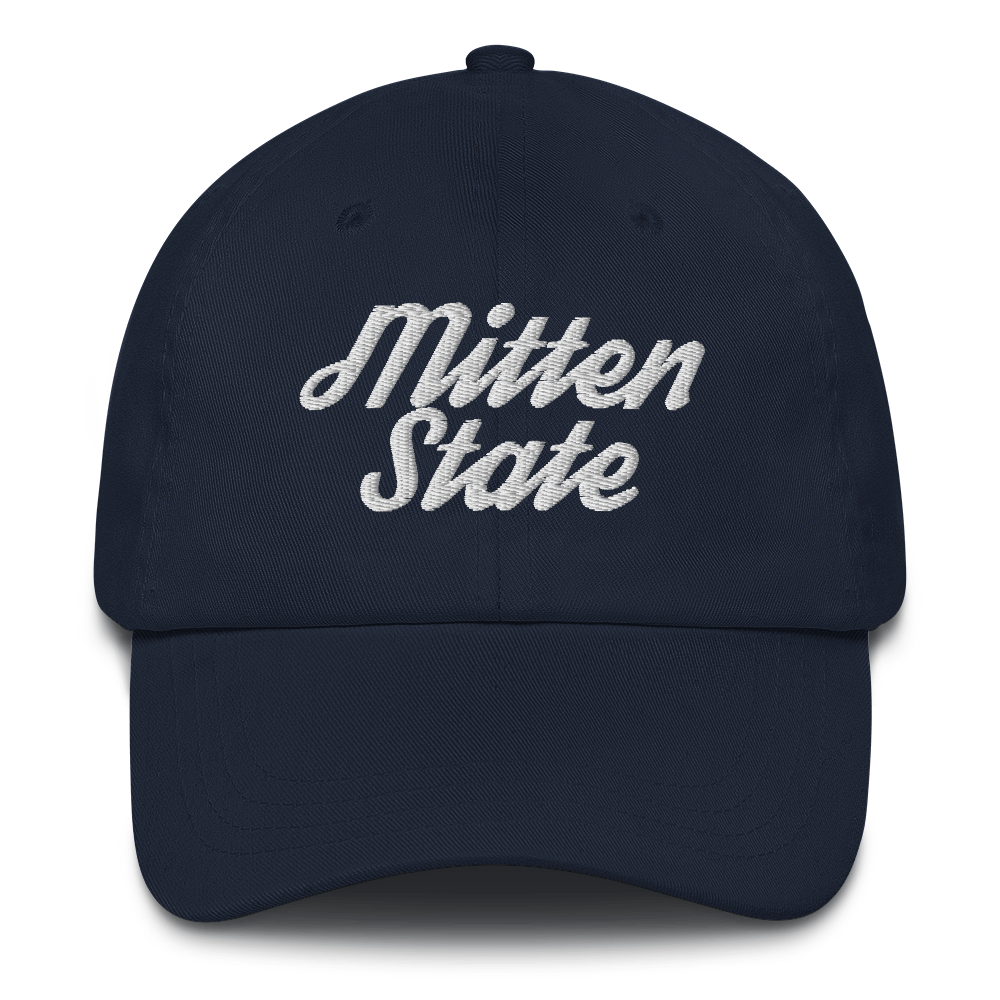 Michigan 'Mitten State' Dad Hat (Script Font)