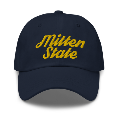 Michigan 'Mitten State' Dad Hat (Script Font)