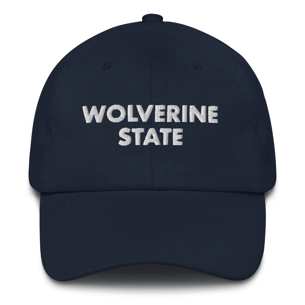 Michigan 'Wolverine State' Dad Hat (Geometric Sans Font)